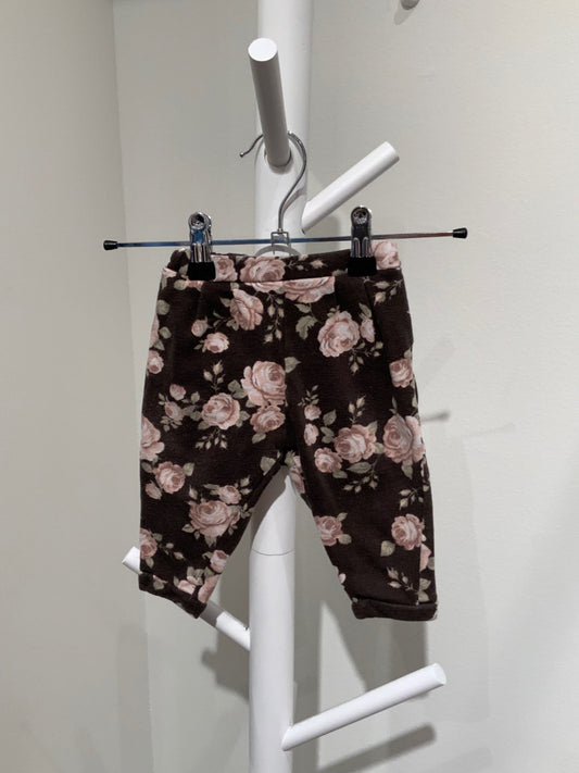 S Newbie Leggings 68 Brun/Blommig