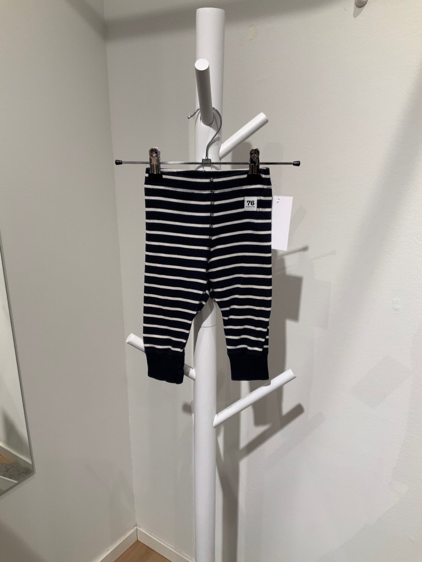 S Polarn o. Pyret Leggings 62 blå/randig