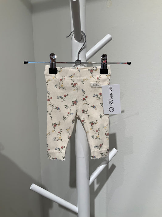 S Newbie Leggings 56 Creme/Blommig