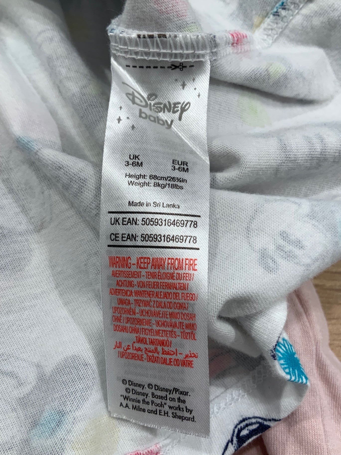 S Disney Klänning 62/68 Musse Pigg