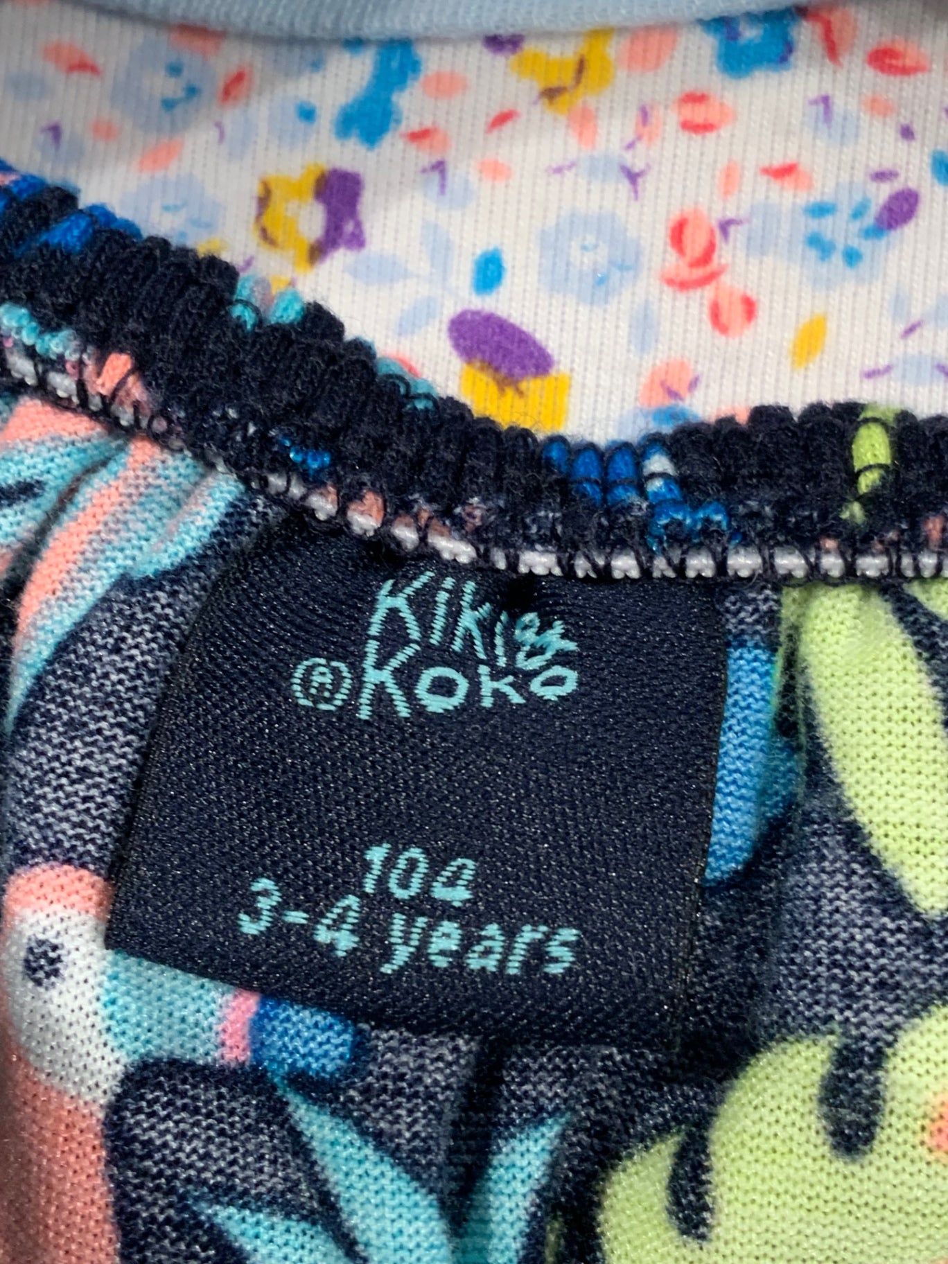 S Kiki&Koko Topp 104 Mörkblå/Sommar