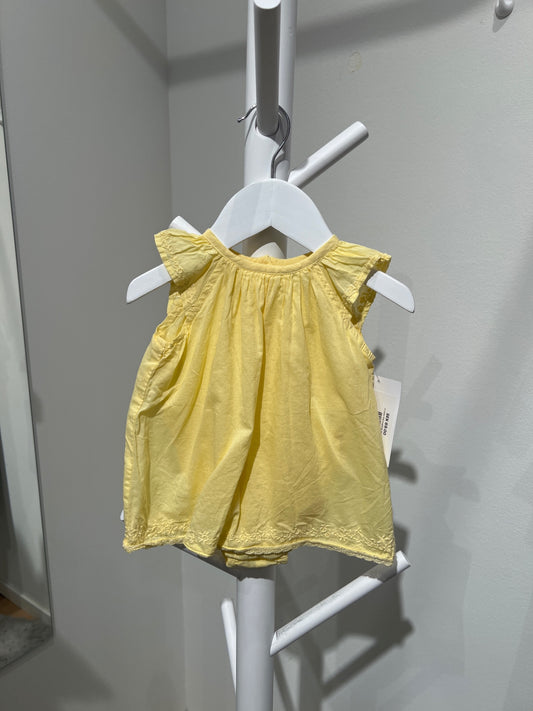 S Lindex Klänning/Body 56 Gul