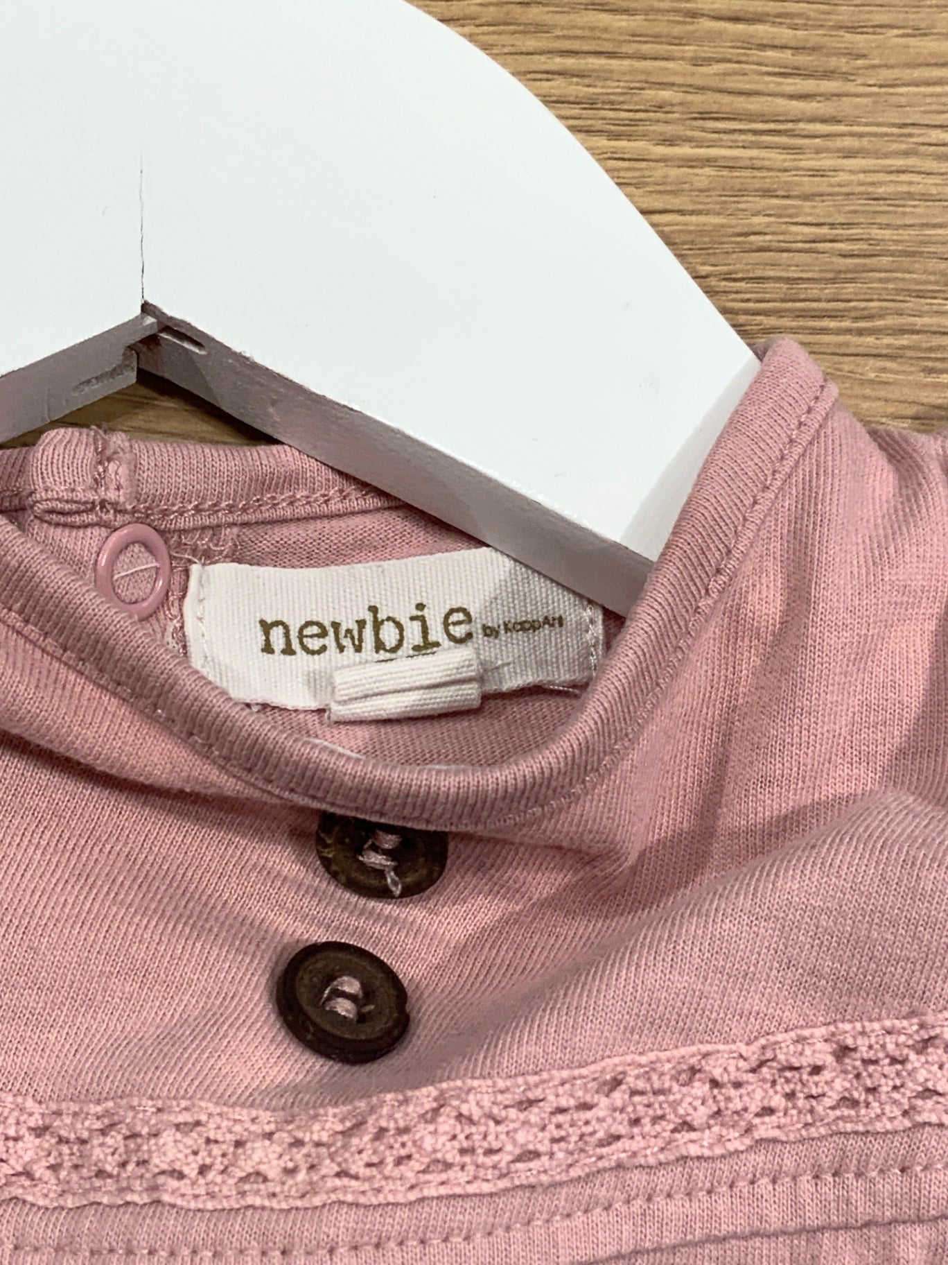 S Newbie Klänning 62/68 Rosa