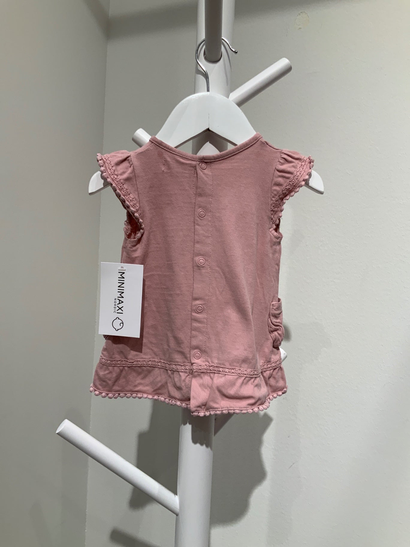 S Newbie Klänning 62/68 Rosa