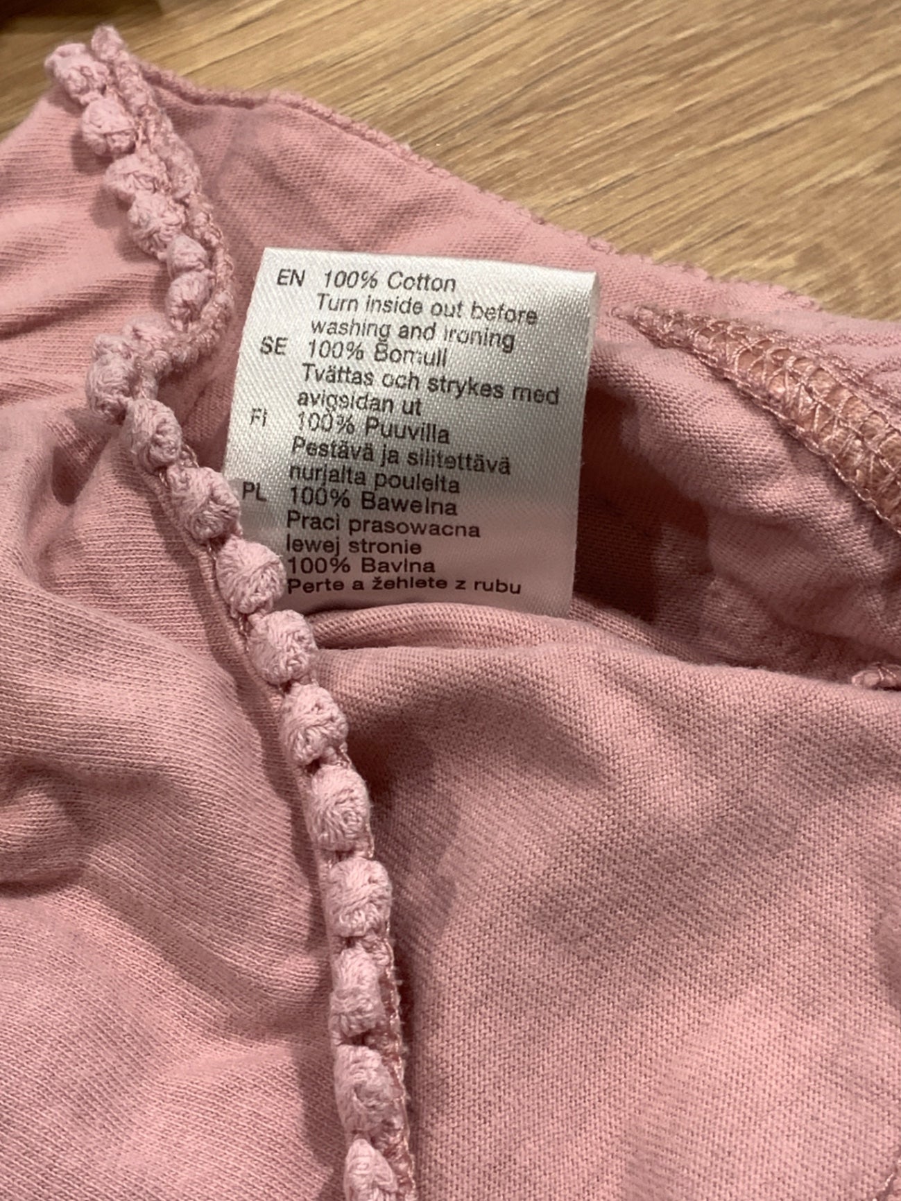 S Newbie Klänning 62/68 Rosa