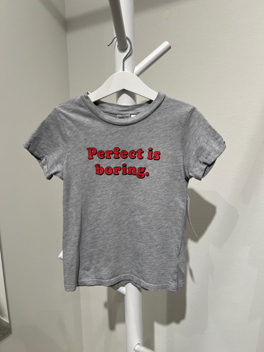 S ginatricot t-shirt grå 110/116