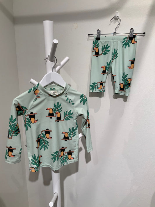 S Lindex UV-set 98/104 grön