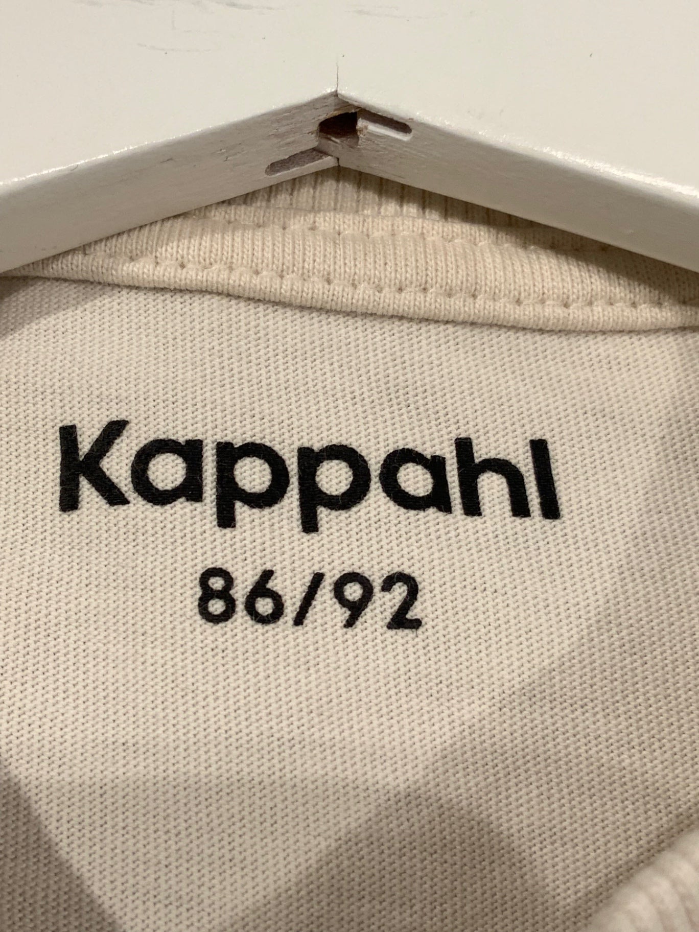 S Kappahl Långärmad tröja 86/92 Beige/Sunny