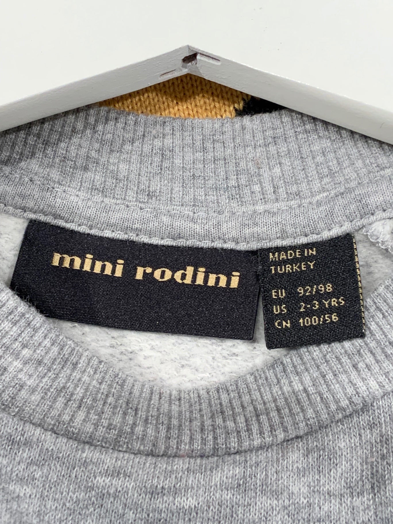 S Mini Rodini Tröja 92/98 grå