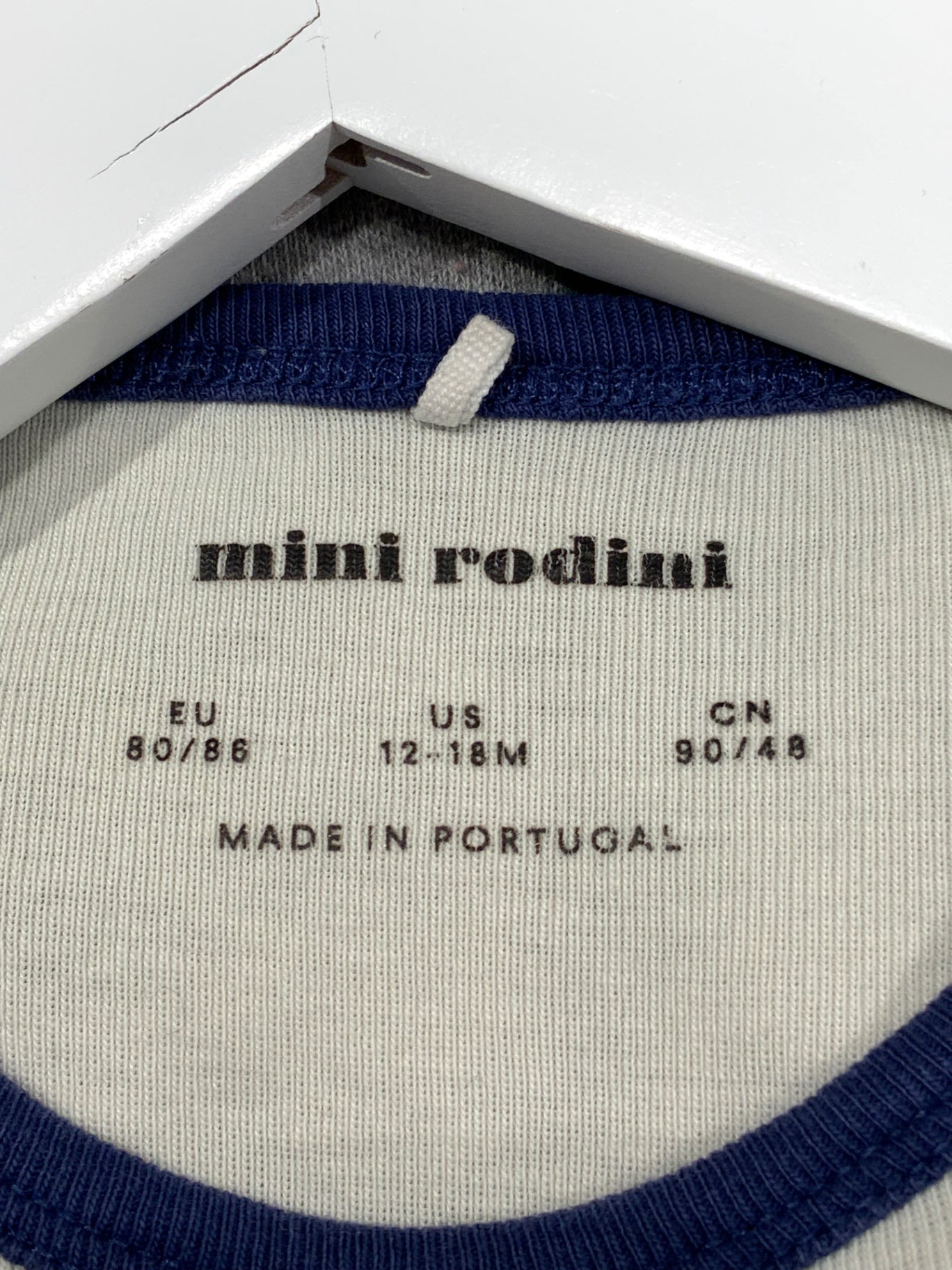 S Mini Rodini T-shirt 80/86 Cremevit