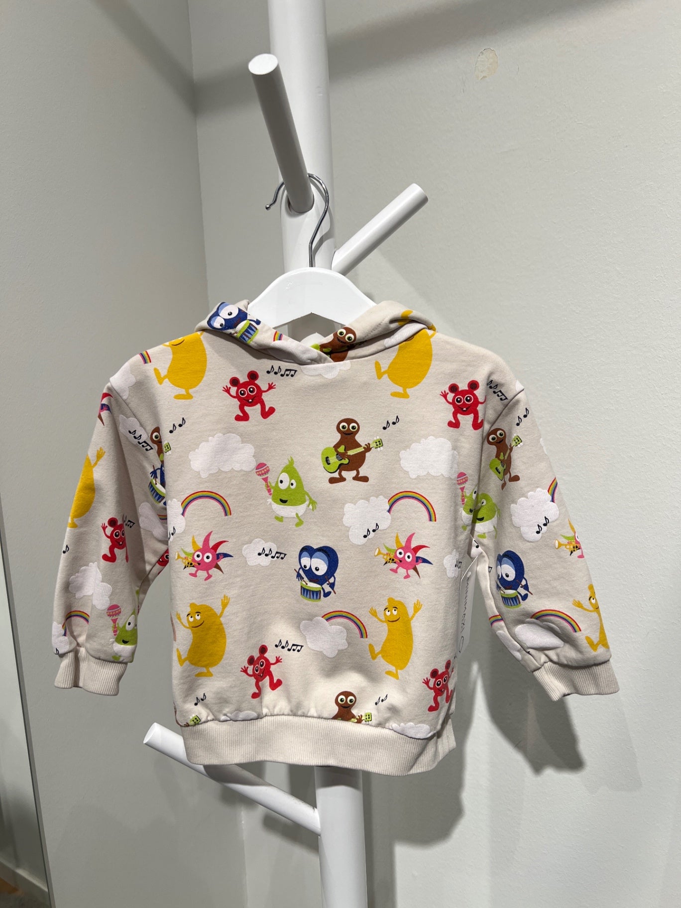 S Babblarna Hoodie 86/92 Beige