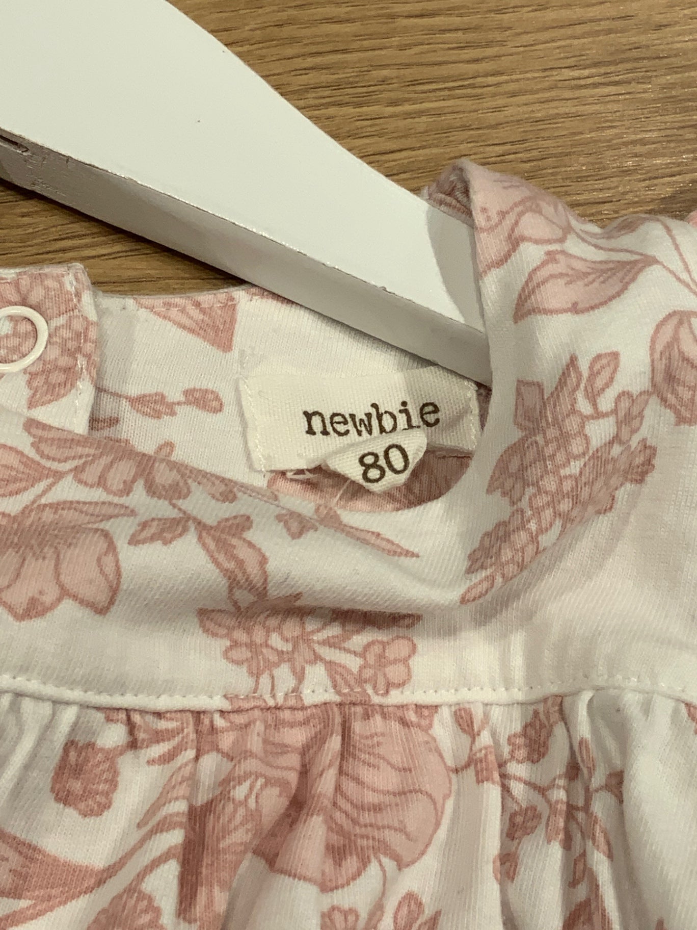 K Newbie Klänning 80 Vit/Blommig
