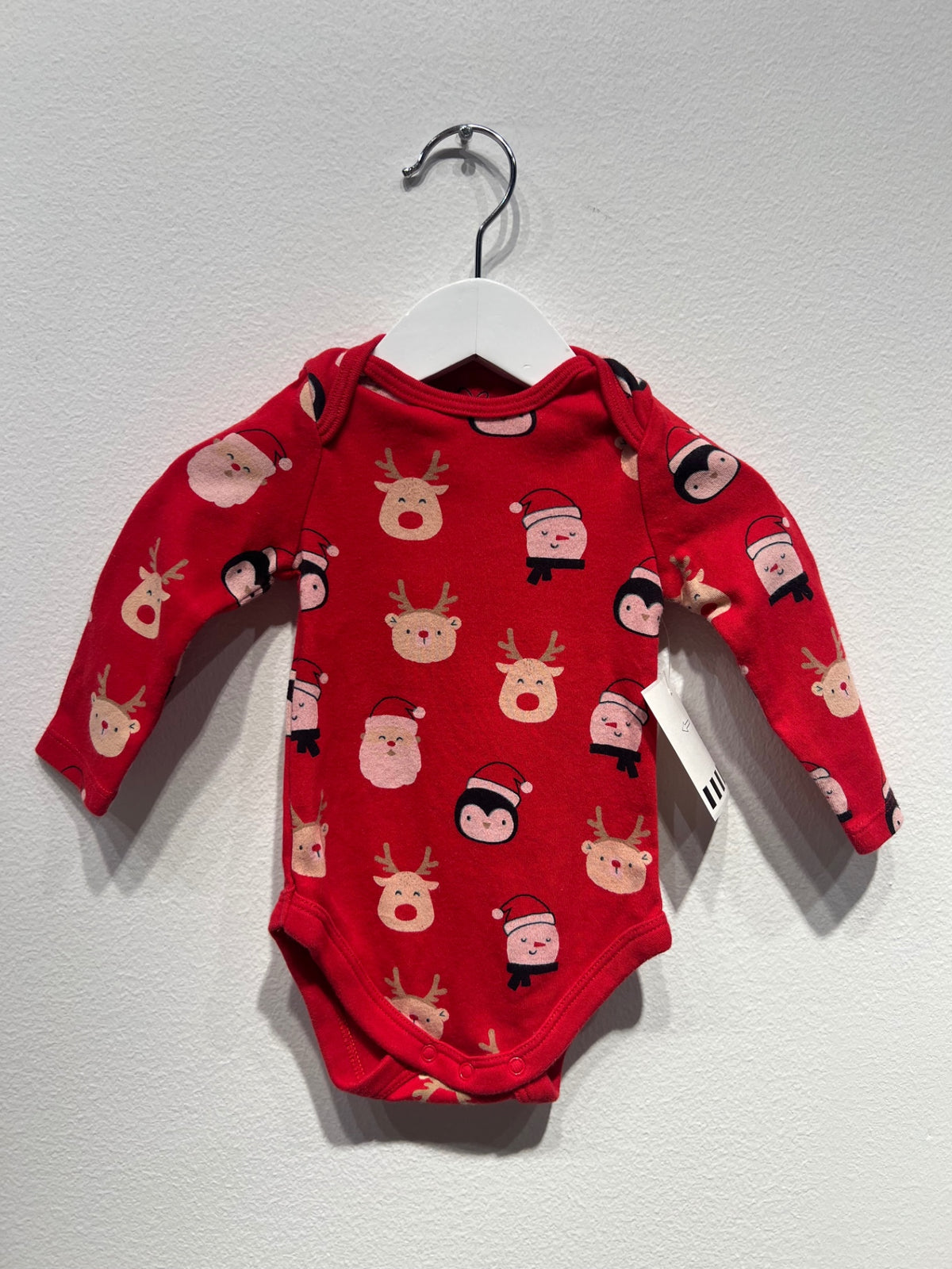 C&A baby Body 68 Röd/Jultema