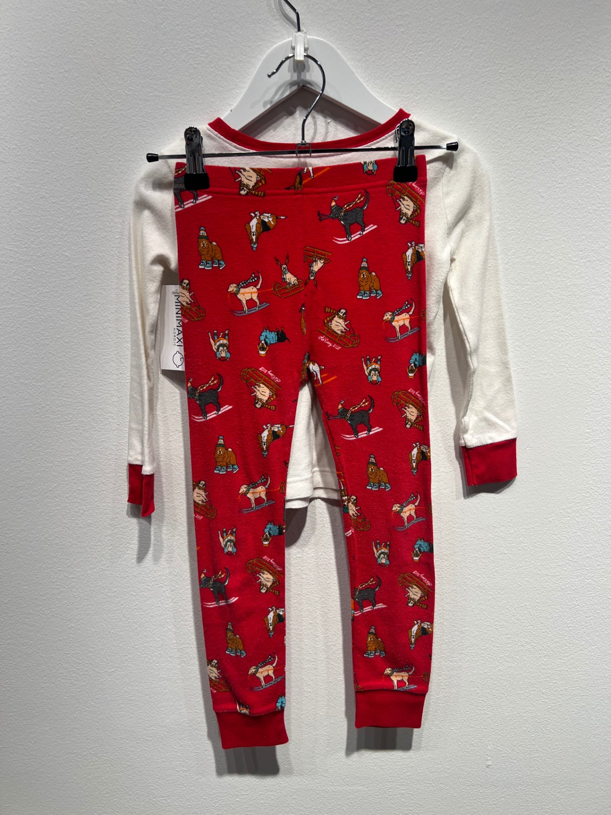 Old Navy Pyjamas 110/116 Vit/röd