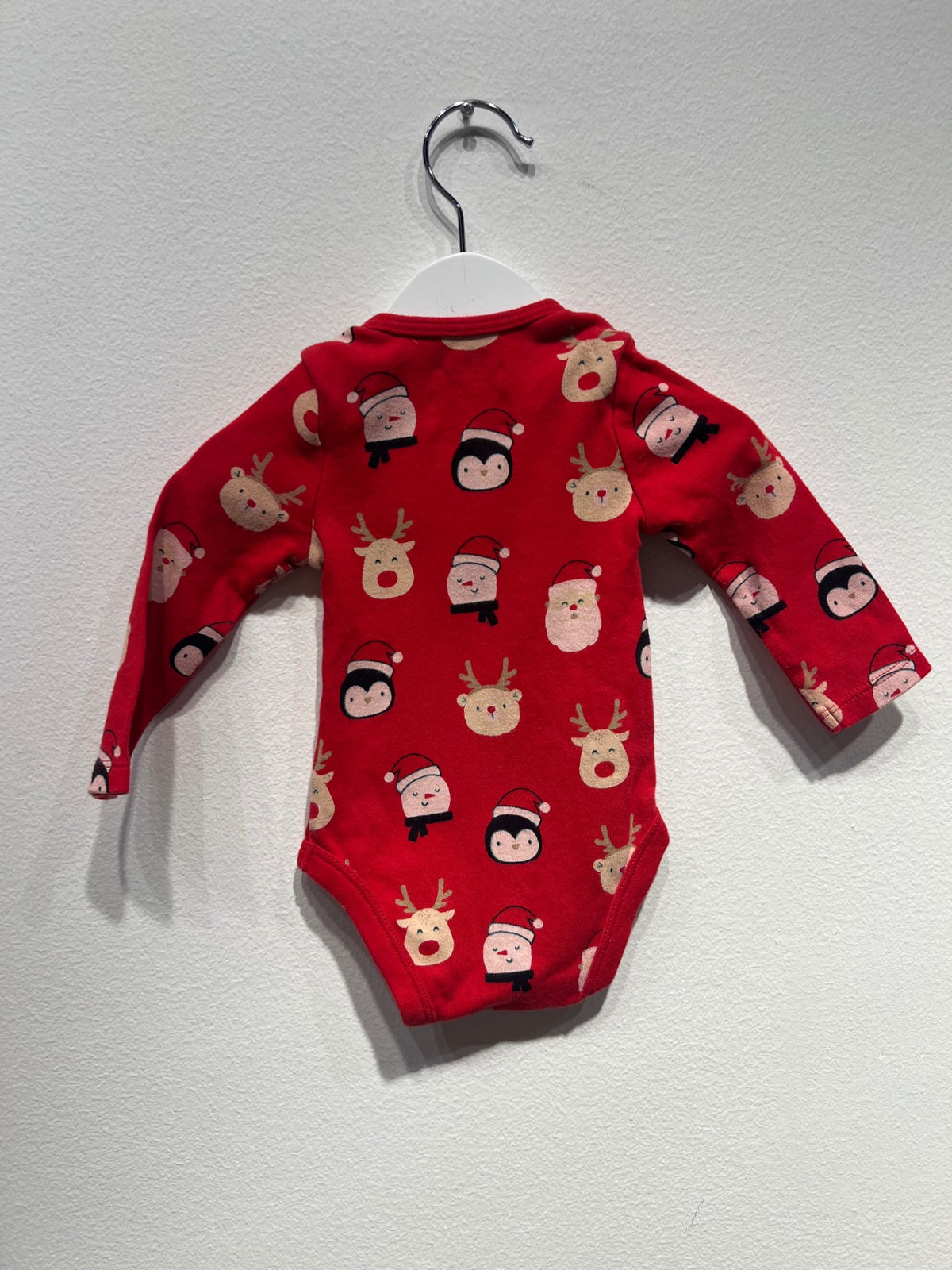 C&A baby Body 68 Röd/Jultema