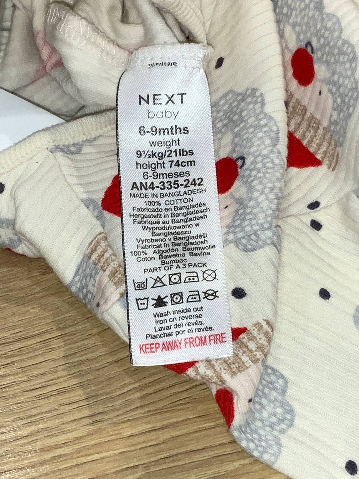 Next Pyjamas 74 Beige/Jul