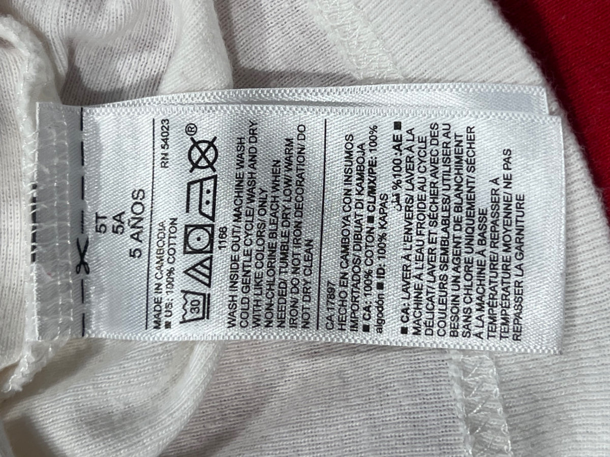 Old Navy Pyjamas 110/116 Vit/röd
