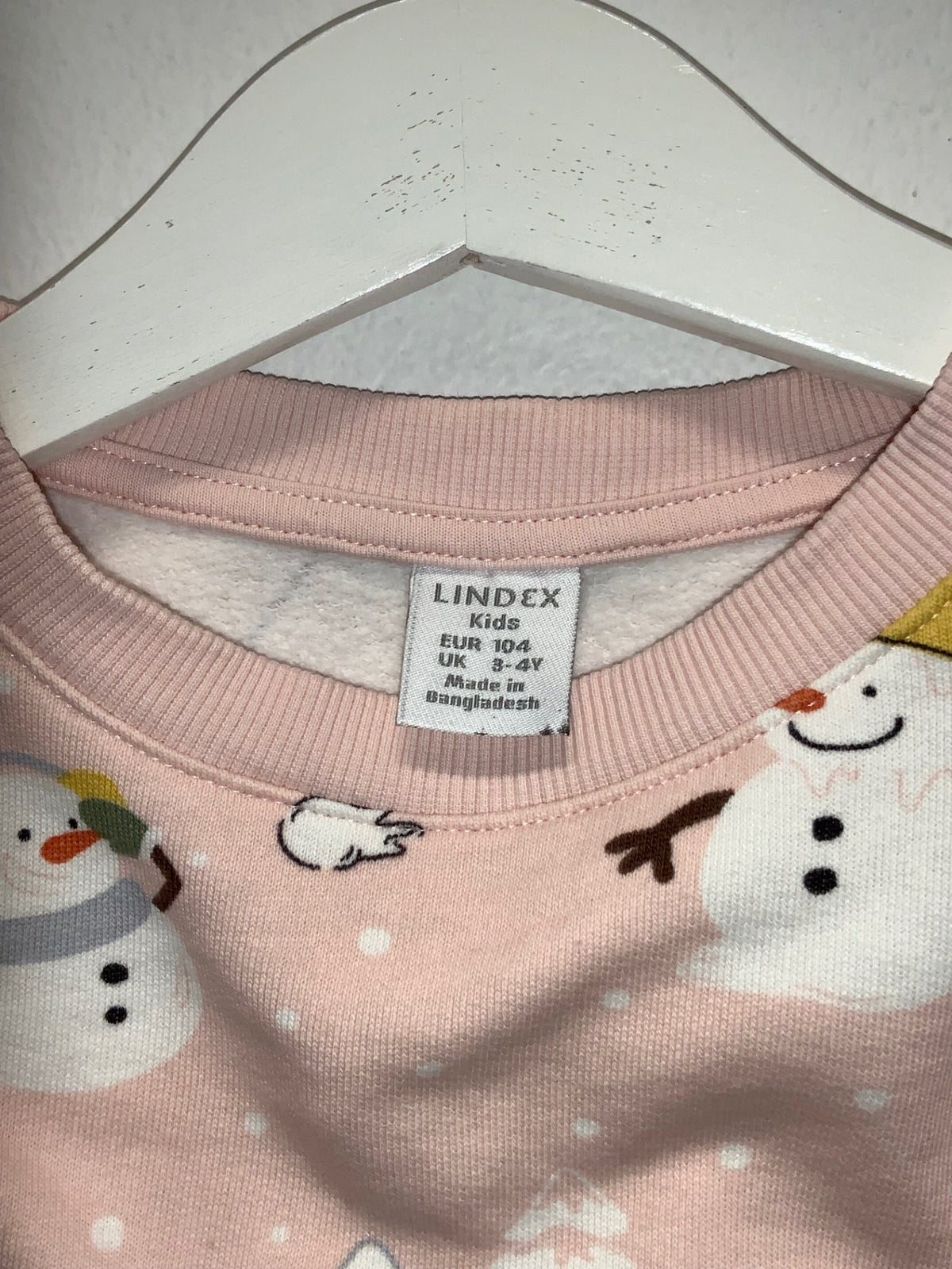 Lindex Tröja 104 Rosa/Vinter