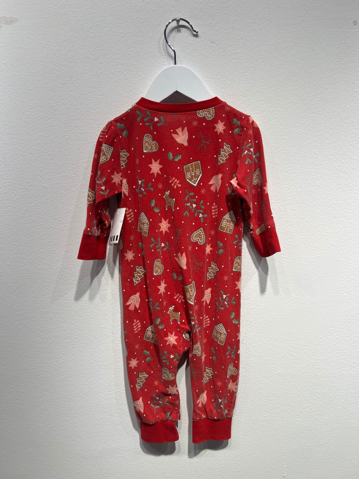 Lindex Pyjamas 80 Röd/Jultema