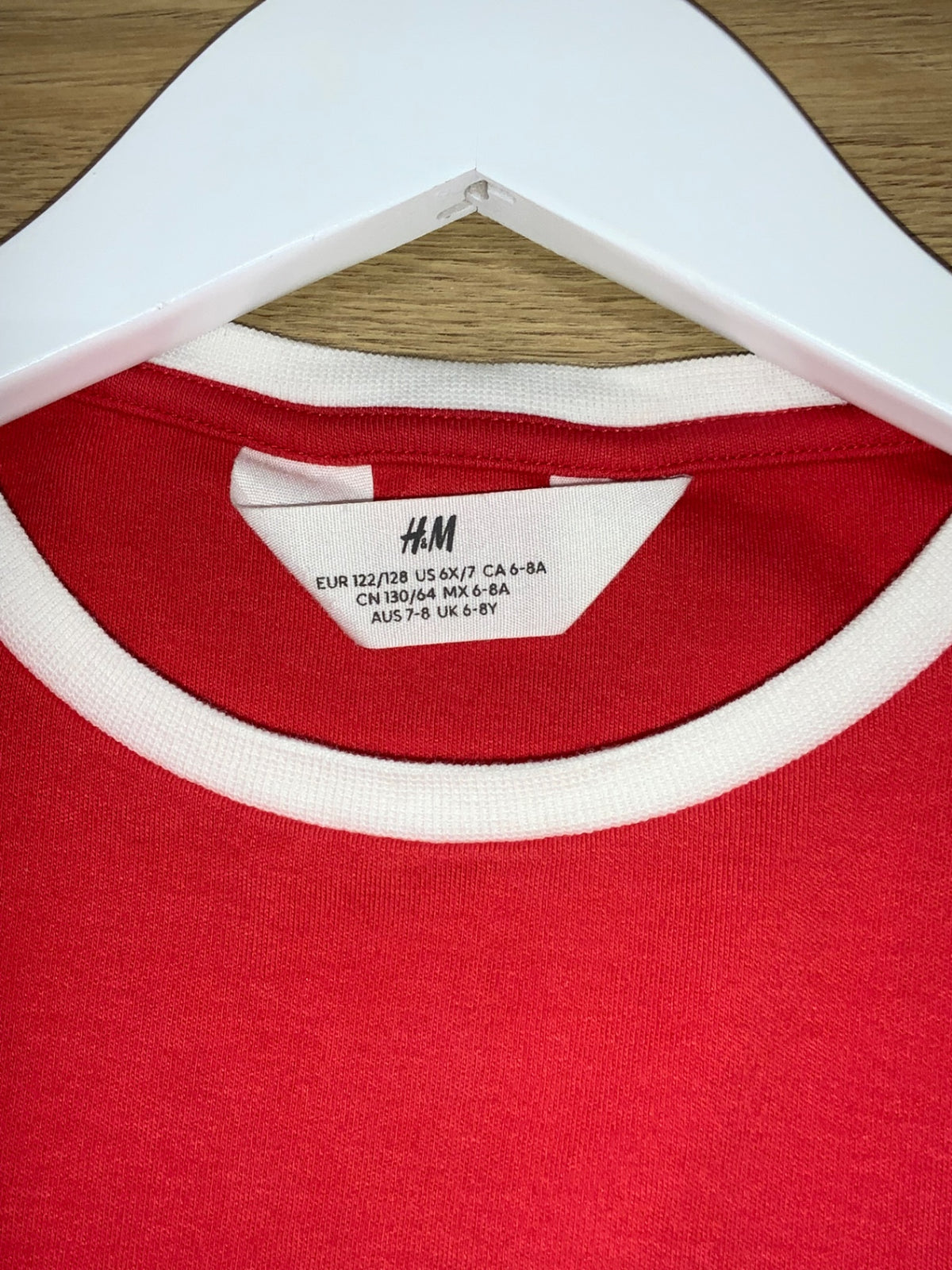 H&M Tröja 122/128 Röd/Vit