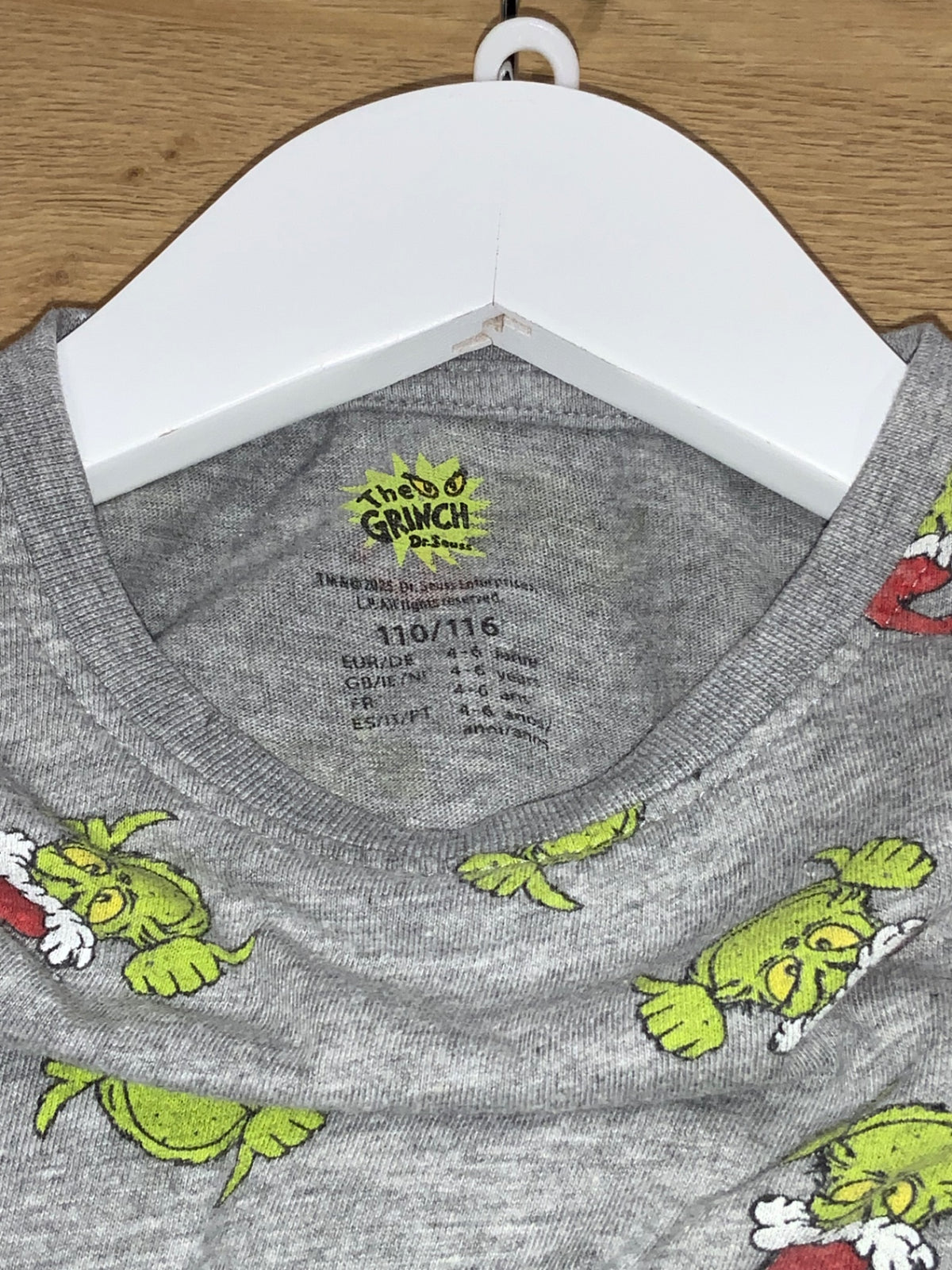 Next The Grinch Pyjamas 110/116 Grå