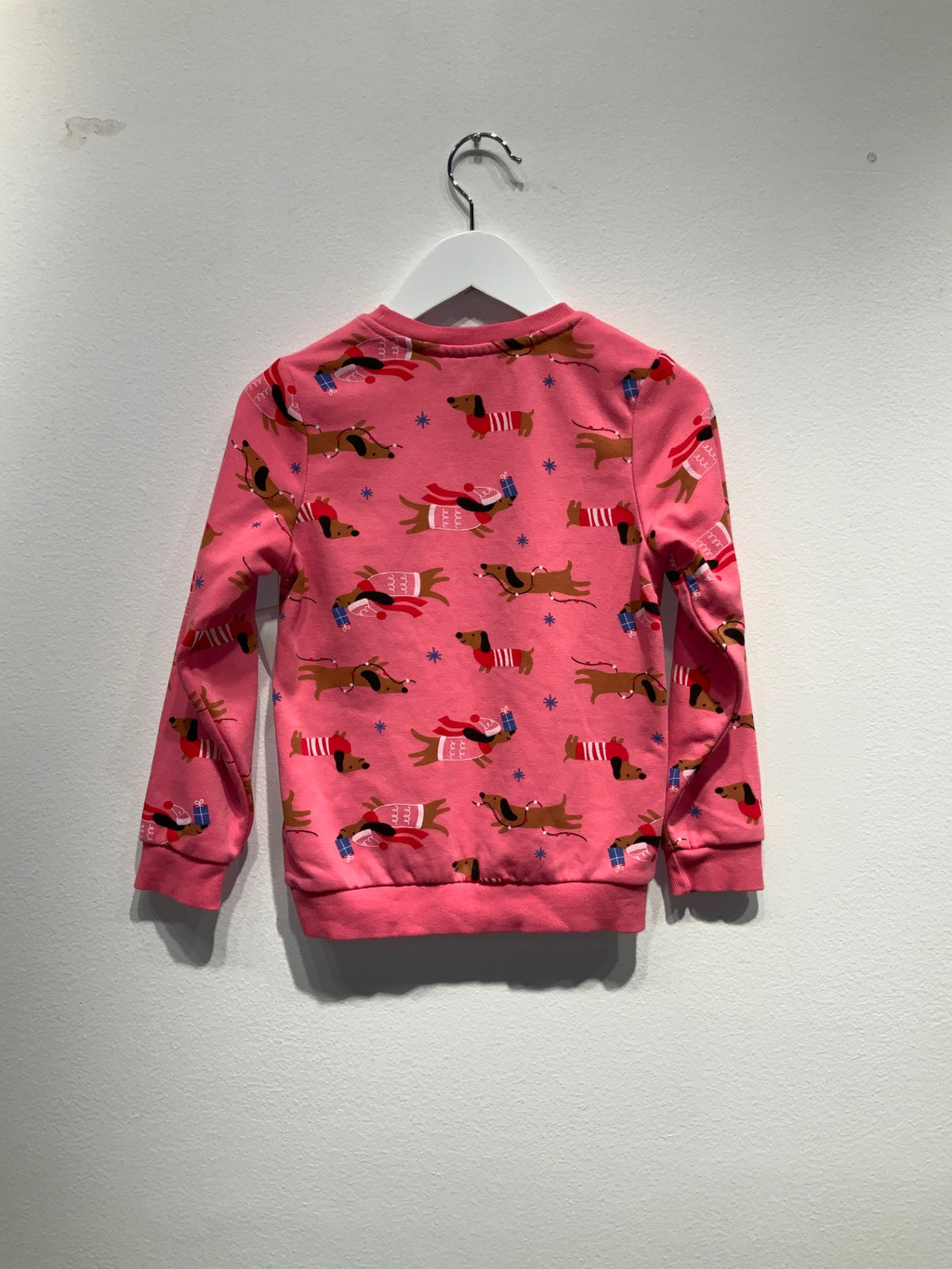 Lupilu Mjukisset 110/116 Rosa/Hundar Borstad insida