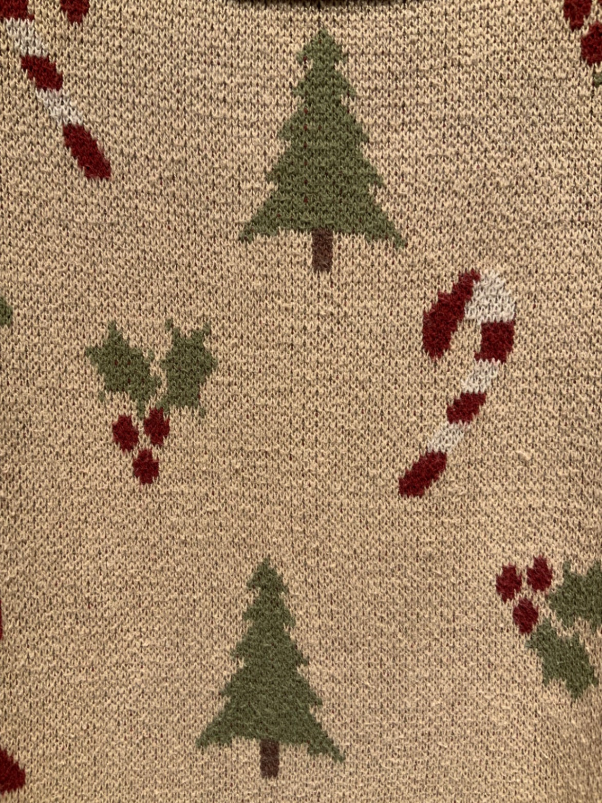 Lil´ Atelier Stickad tröja 92 Beige/Jultema