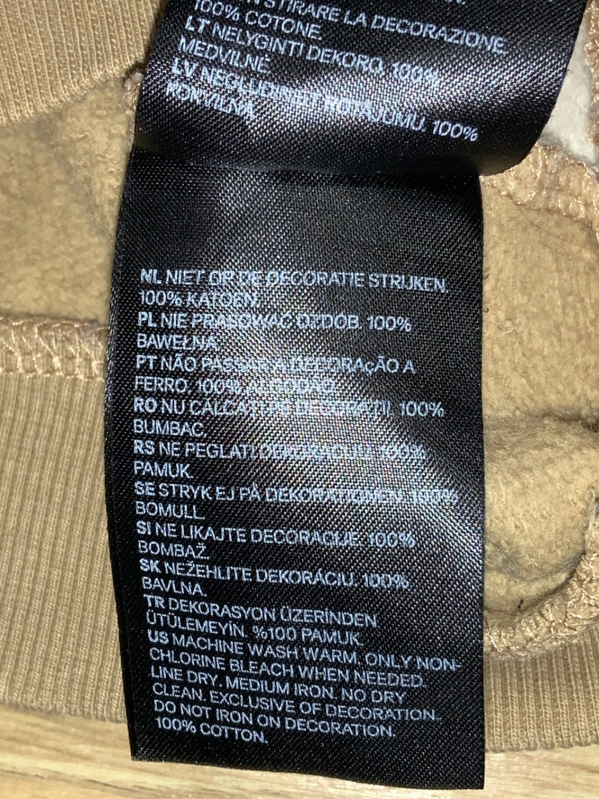 H&M Tröja 92 Beige/Älg