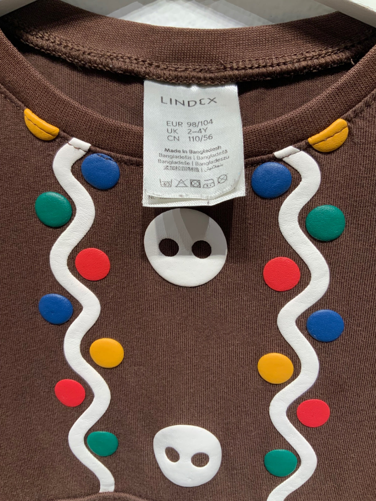 Lindex Pepparkaksklännig 98/104 Brun