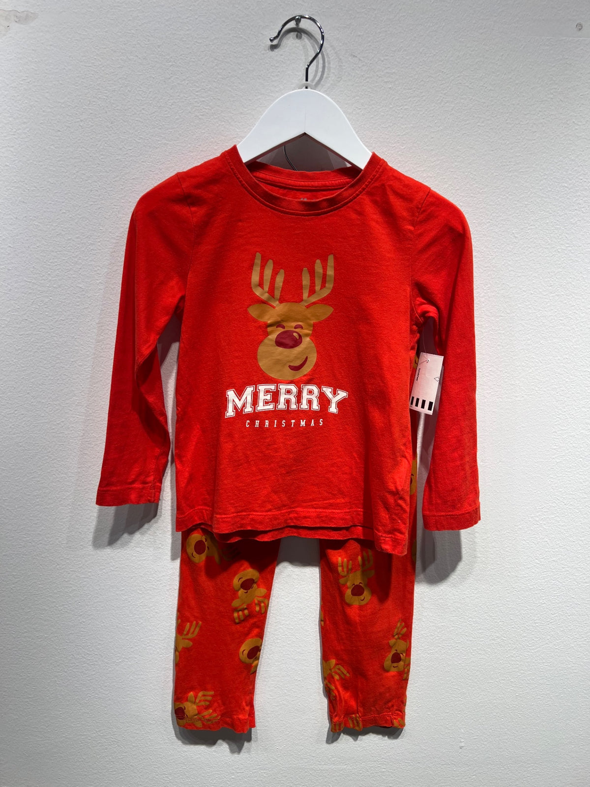 Lupilu Pyjamas 110/116 Röd/Jultema