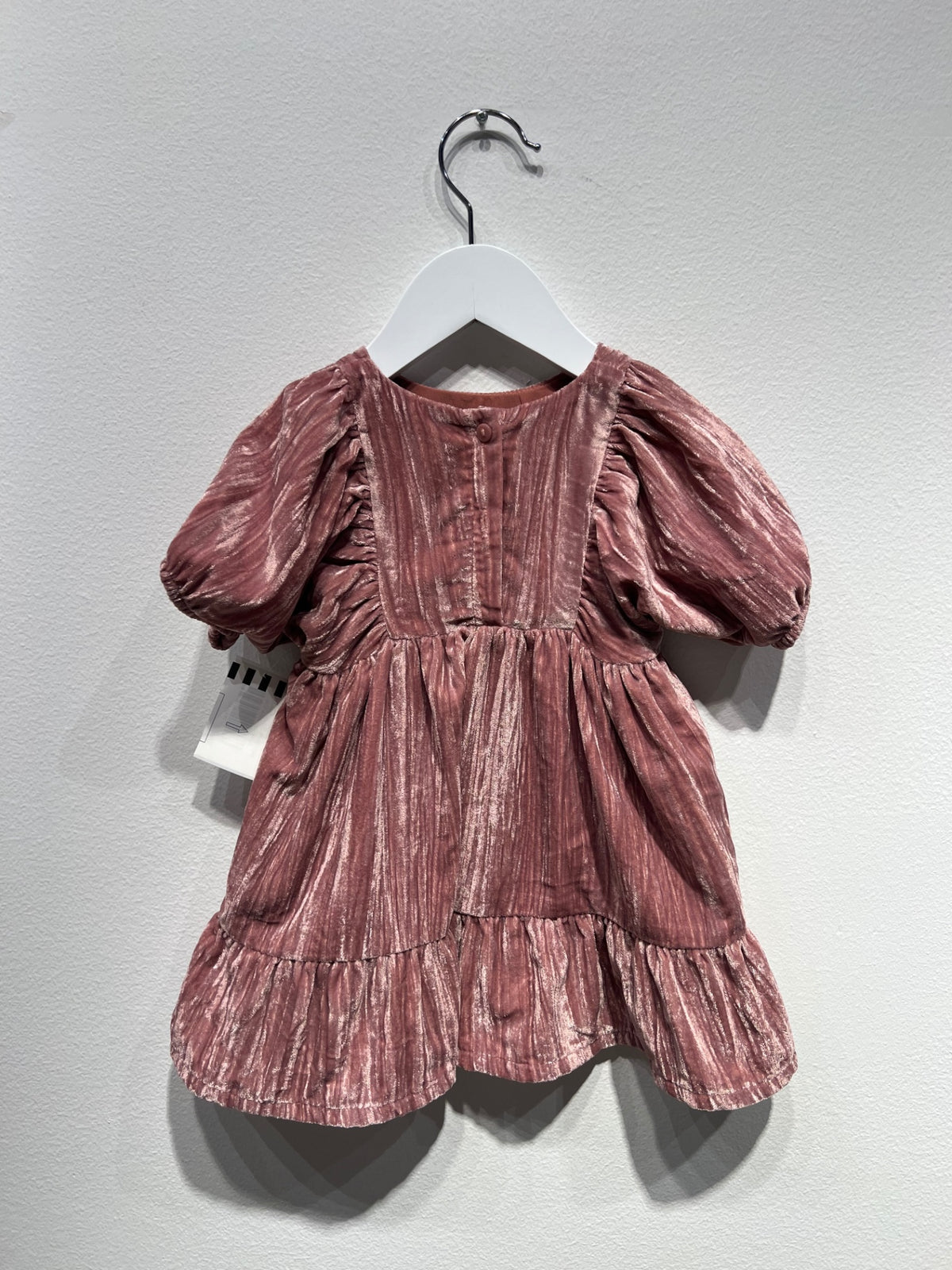 H&M Klänning i sammet 74 Lila