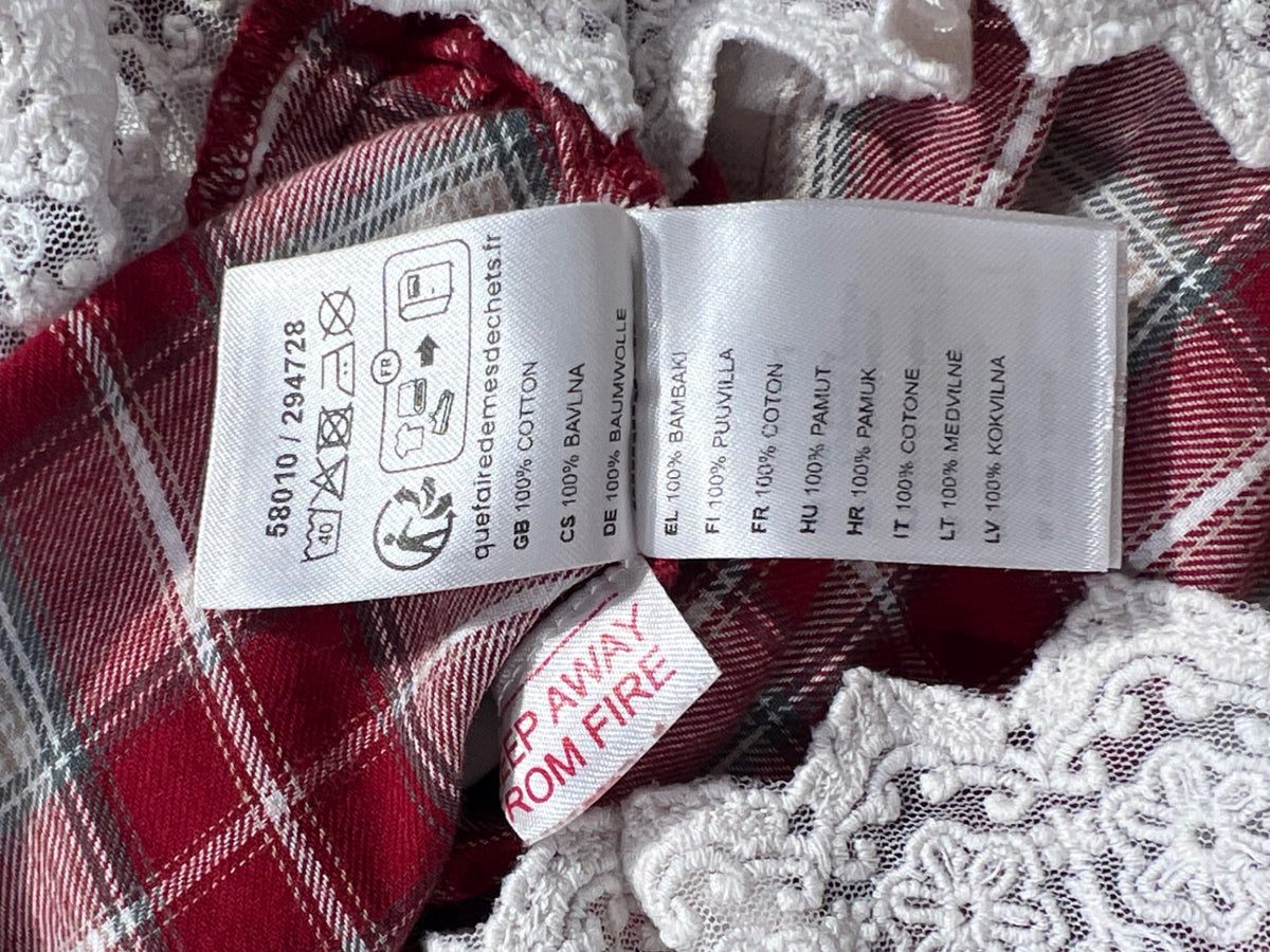 Newbie Klänning 62 Röd/Rutig