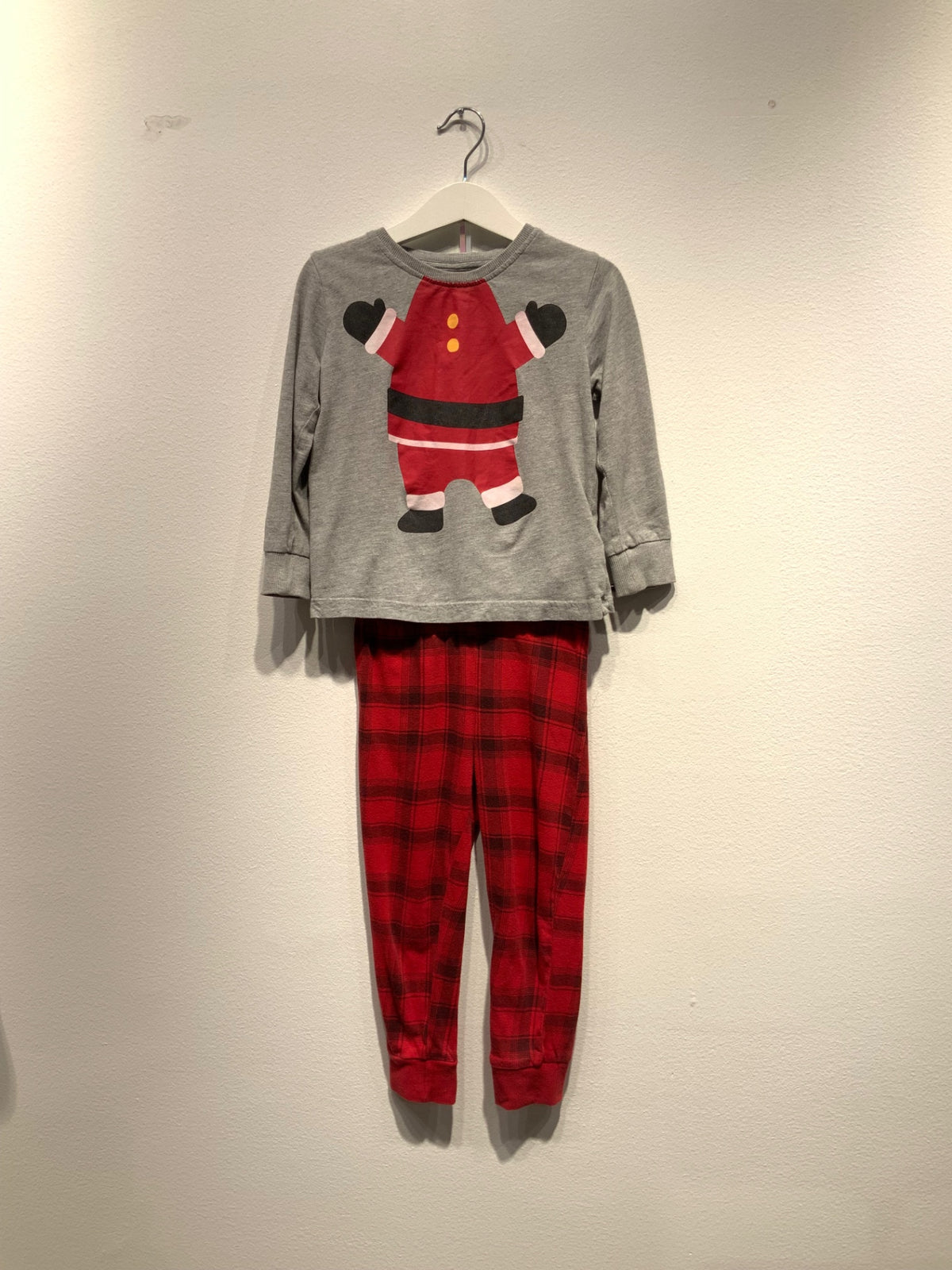 Lupilu Pyjamas set 98/104 Grå/Röd Jultema