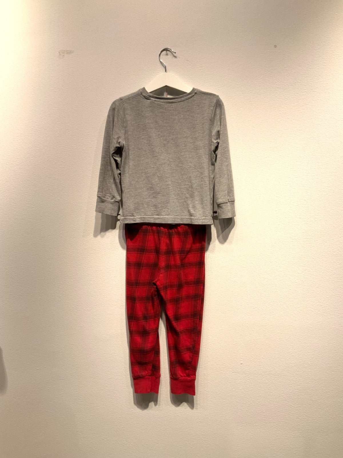 Lupilu Pyjamas set 98/104 Grå/Röd Jultema
