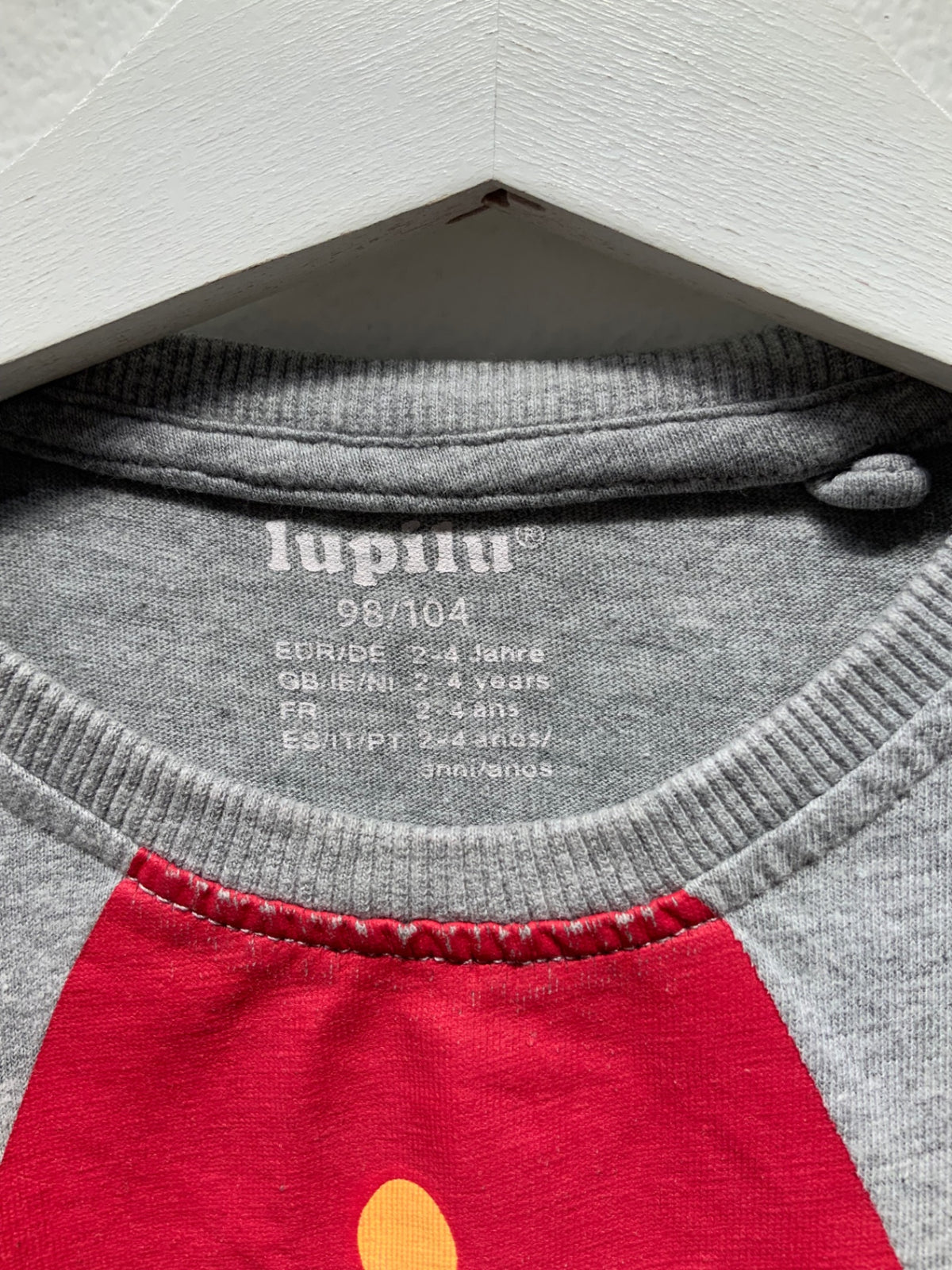 Lupilu Pyjamas set 98/104 Grå/Röd Jultema
