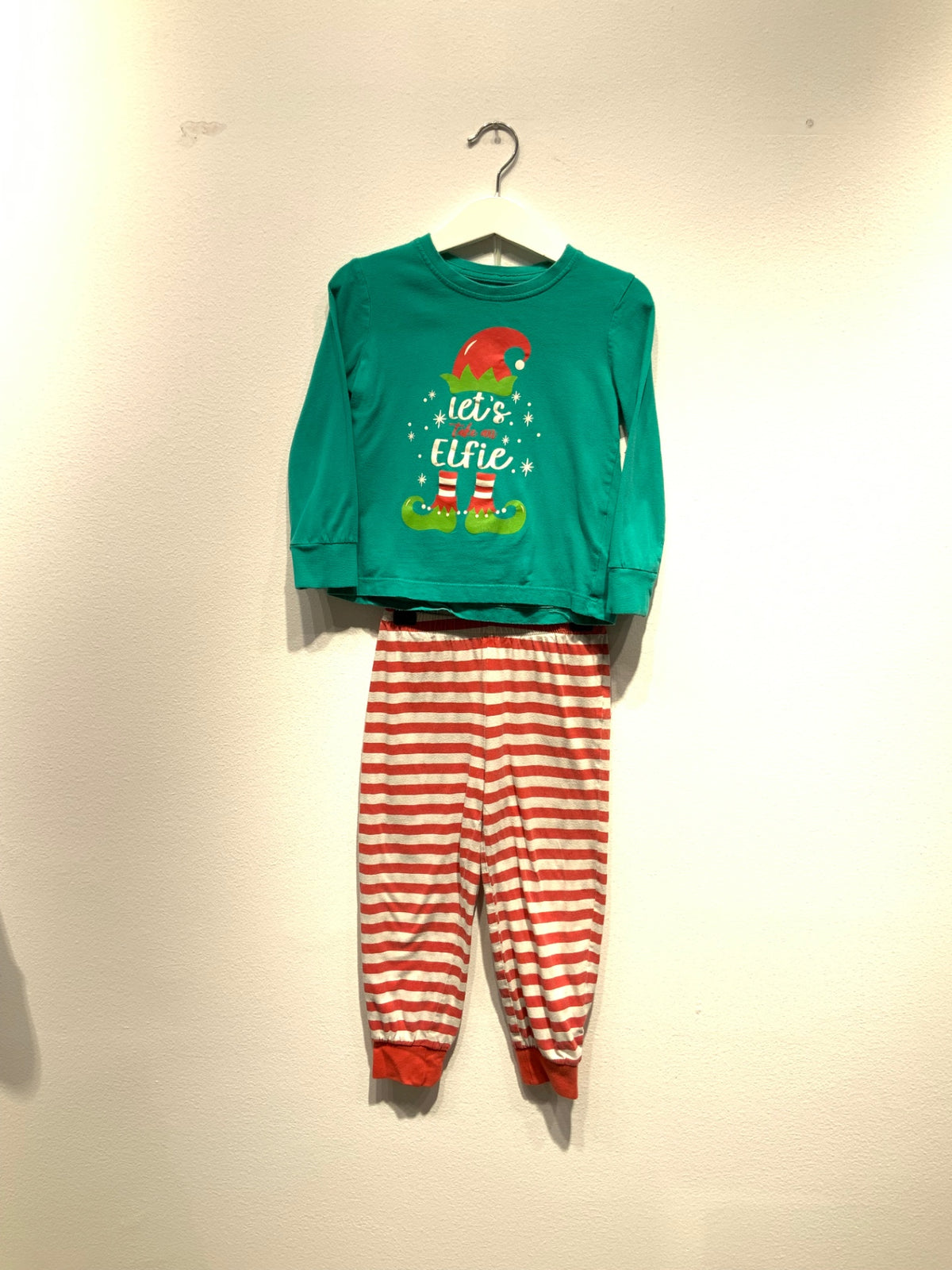 Lupilu Pyjamas set 98/104 Grön/Röd Jultema
