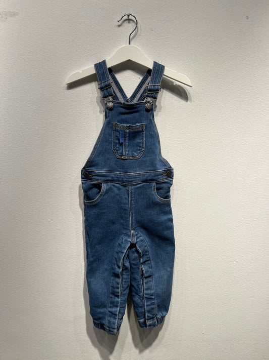 Zippy Mjuka Hängselbyxor 86/92 Blå