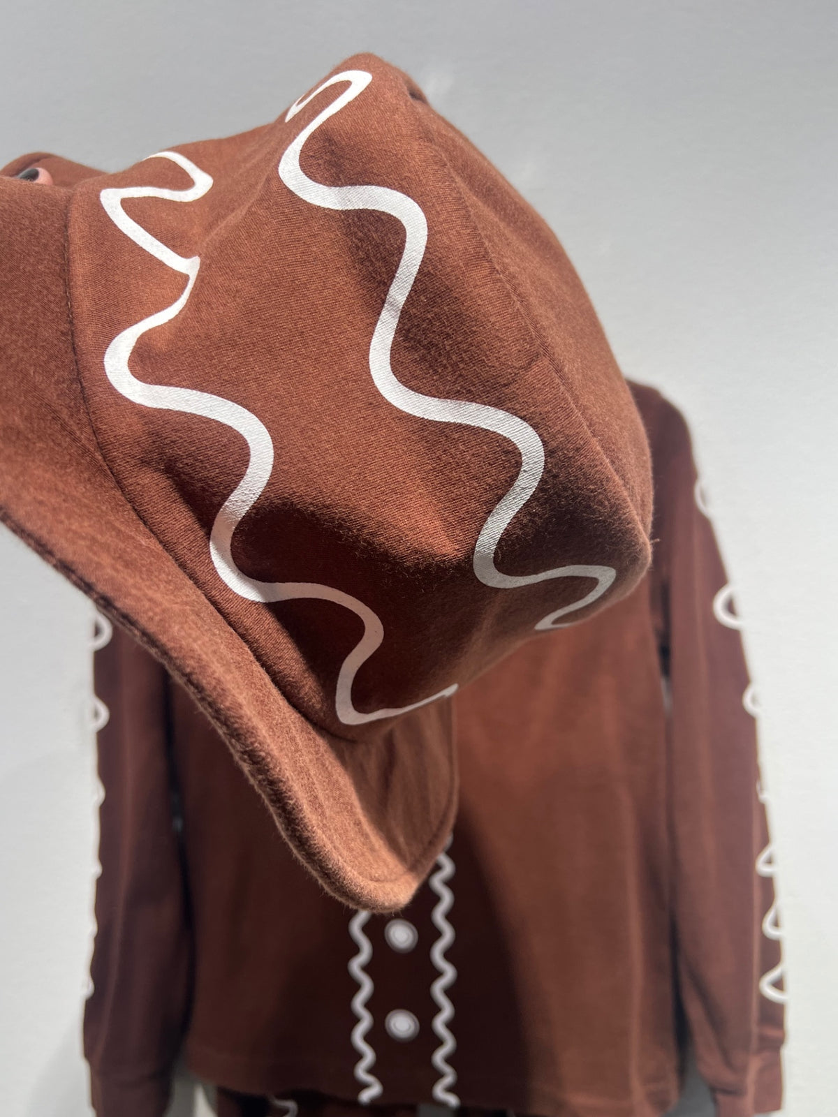 H&M Pepparkaksdräkt med mössa 122/128 Brun