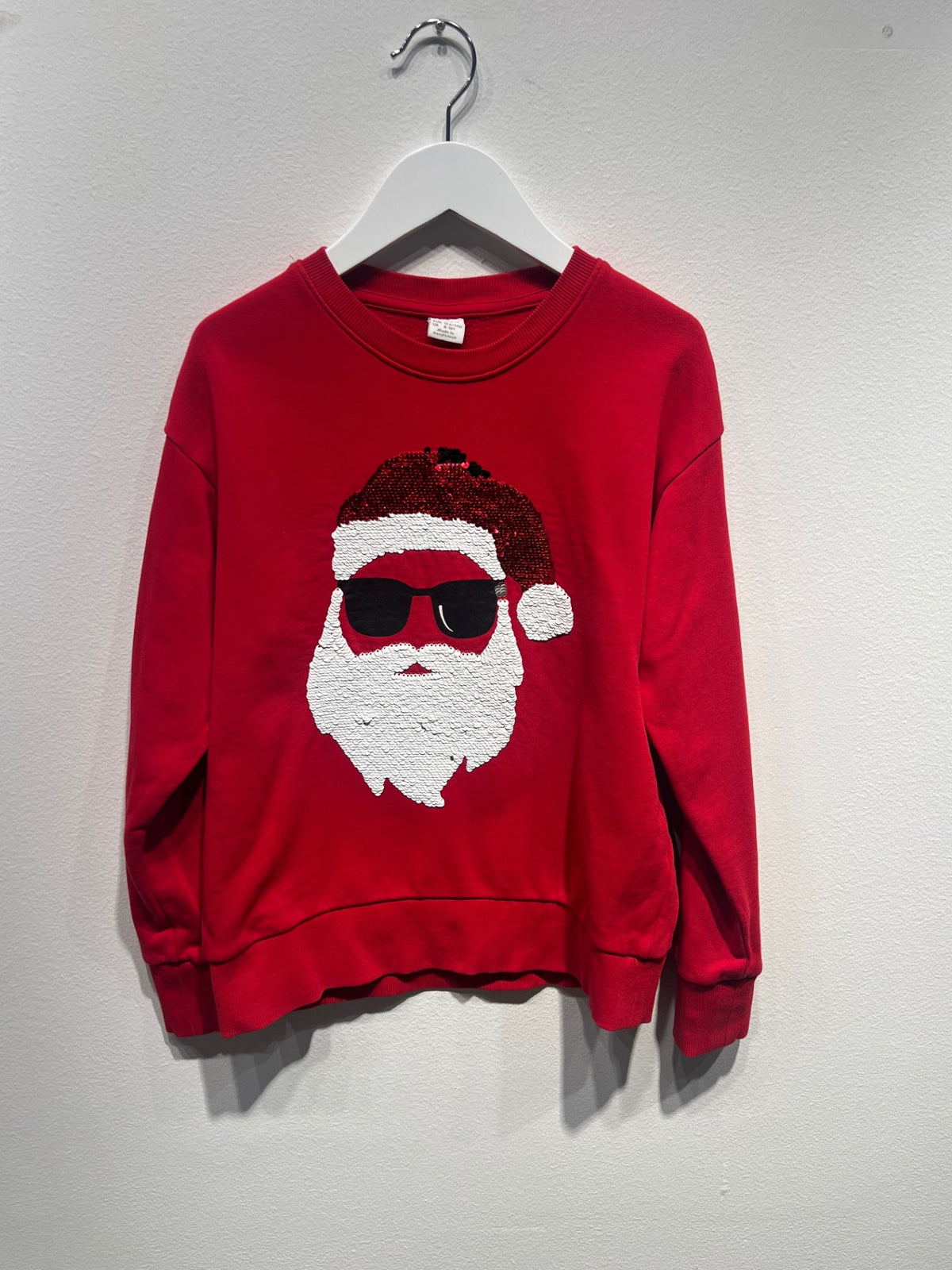 Lindex Sweatshirt 134/140 Röd/Jultema