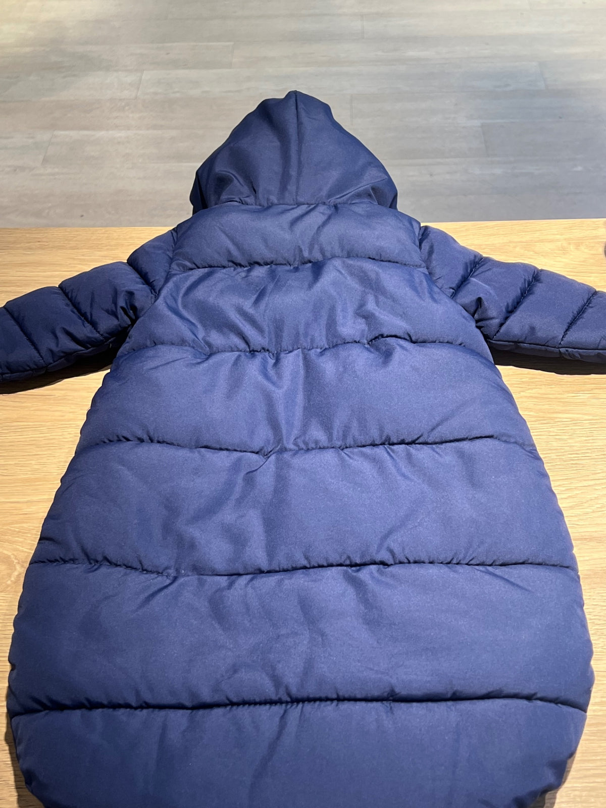 H&M Overall/åkpåse 50/56 Mörkblå/Vit fleece