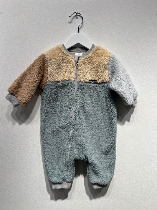 Next baby Teddyoverall 68 Beige/Grön