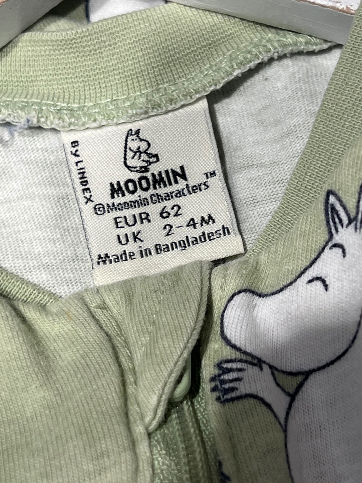 Lindex Pyjamas 62 Grön/Moomin
