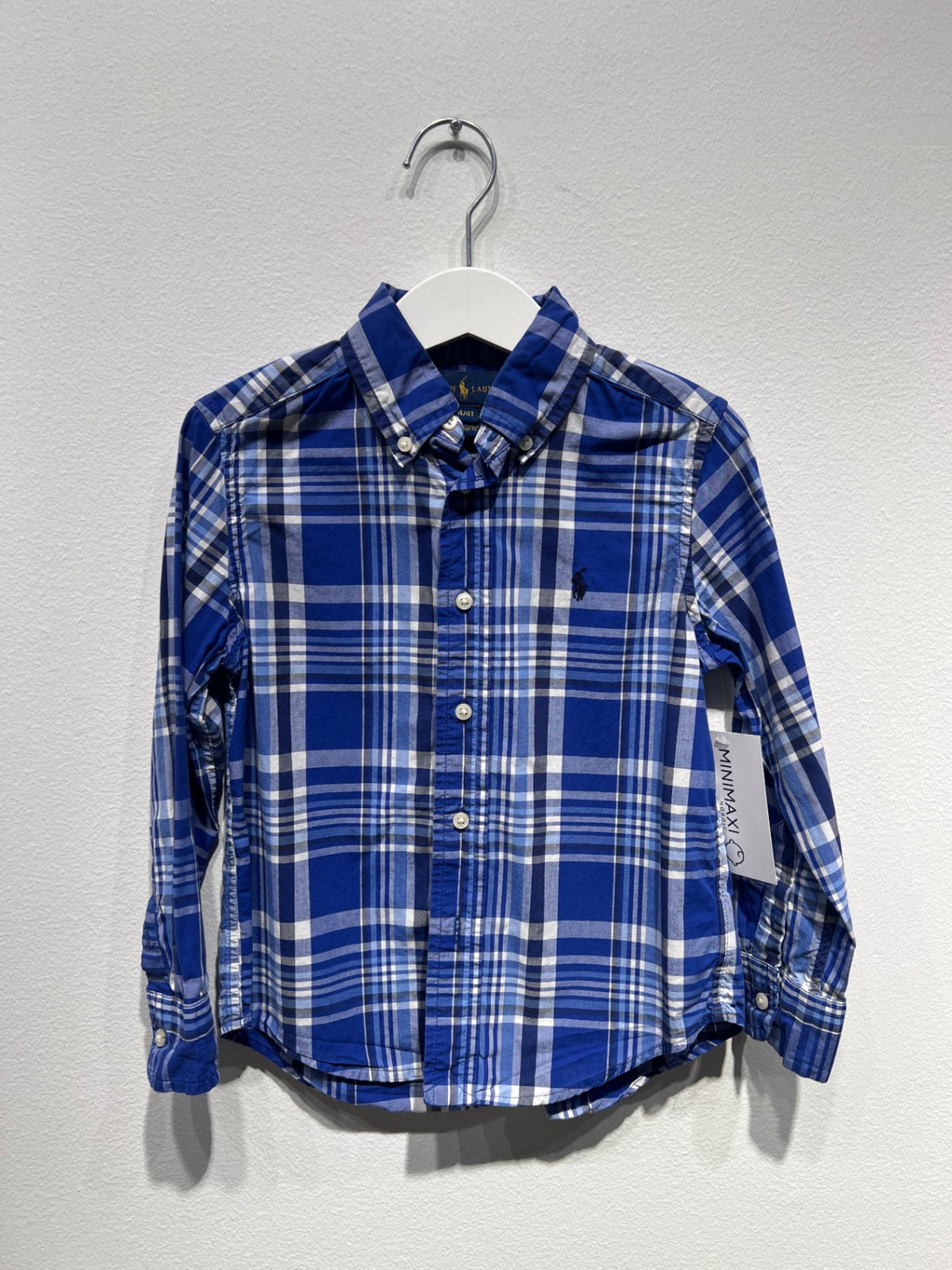 Polo Ralph Lauren Skjorta 104/110 Blå/Rutig
