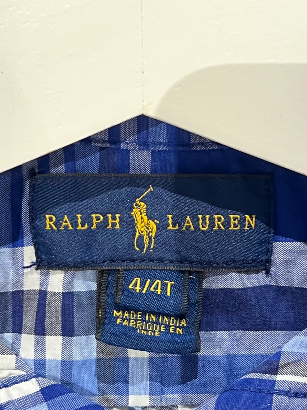 Polo Ralph Lauren Skjorta 104/110 Blå/Rutig