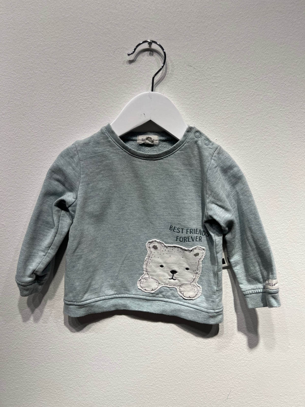 Newbie Tröja 74 Blå / Roströd