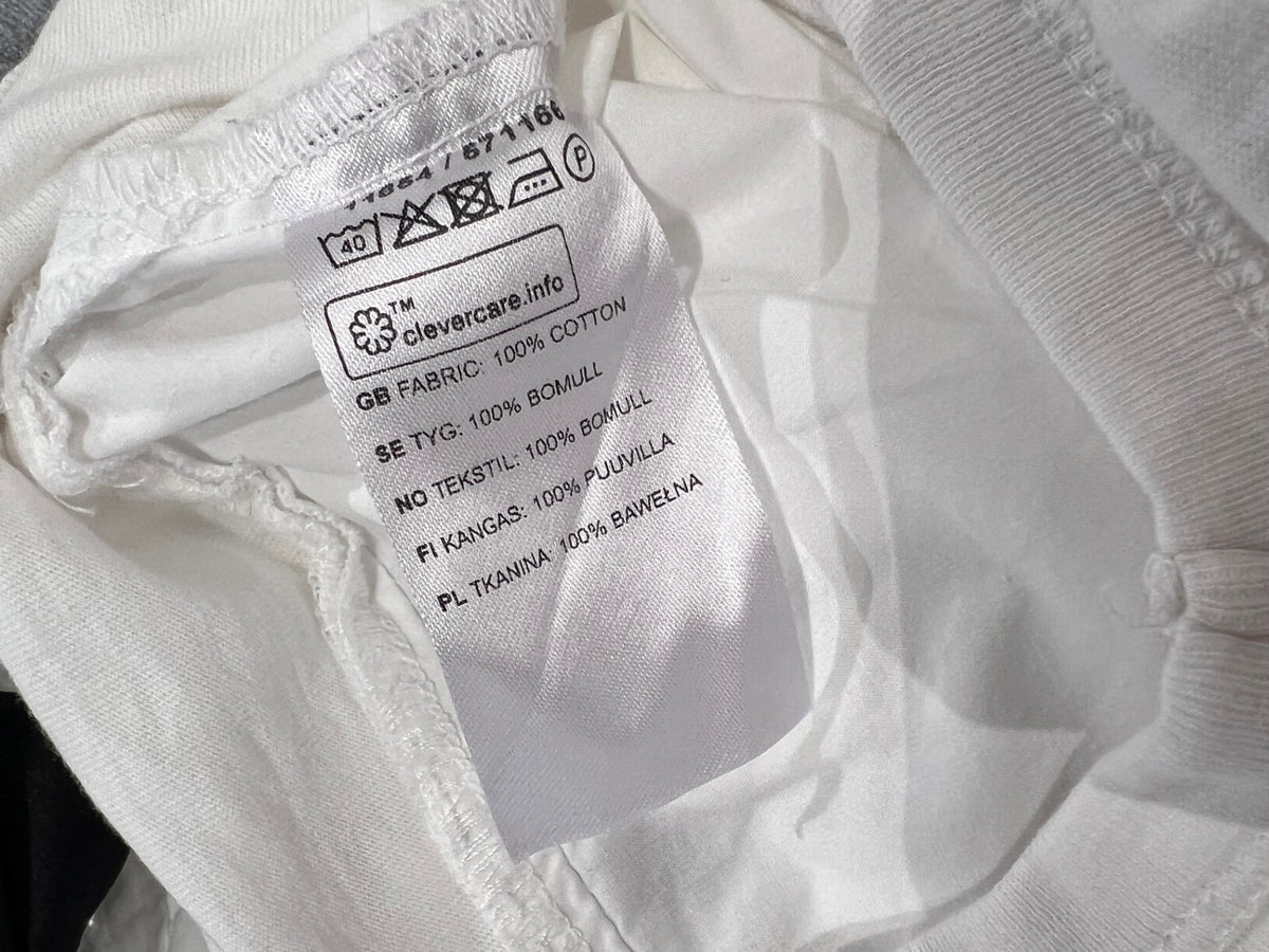 Kappahl Festbody 62 Vit/Fluga