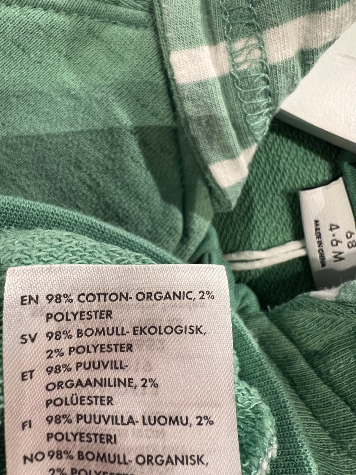 Polarn o. Pyret Hoodie 68 Grön