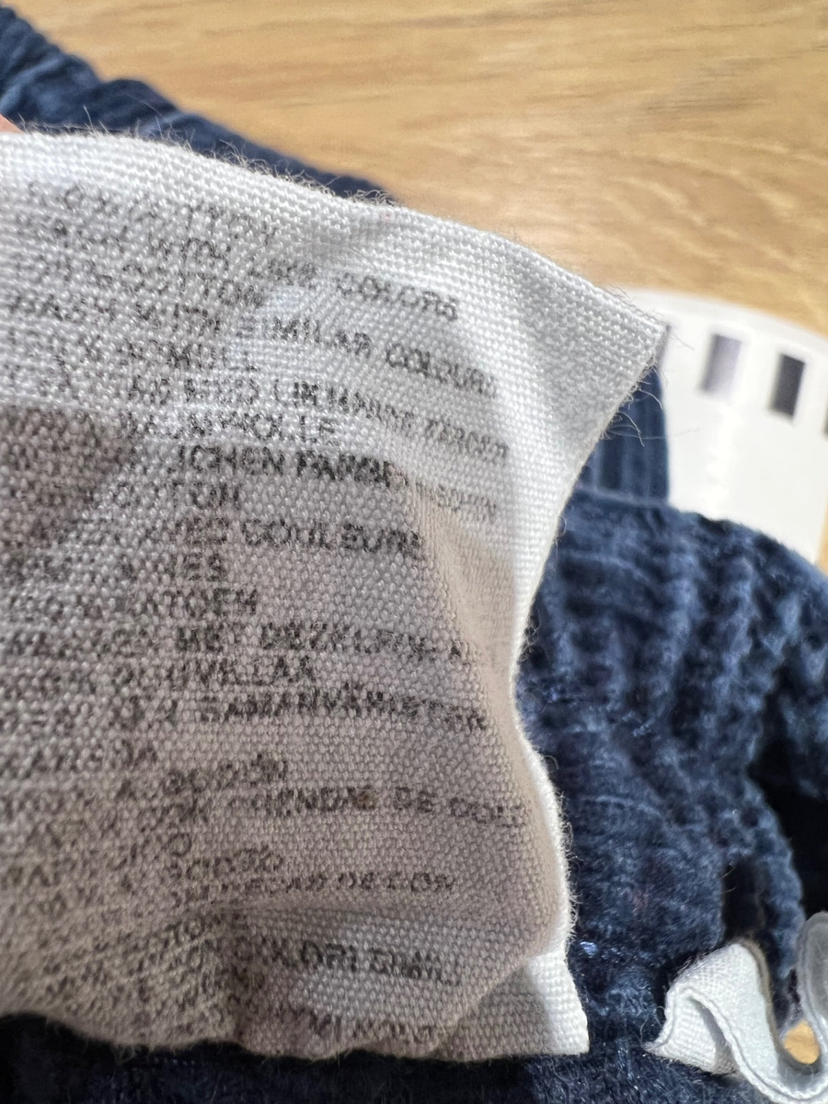 H&M Manchester byxor 104 Mörkblå