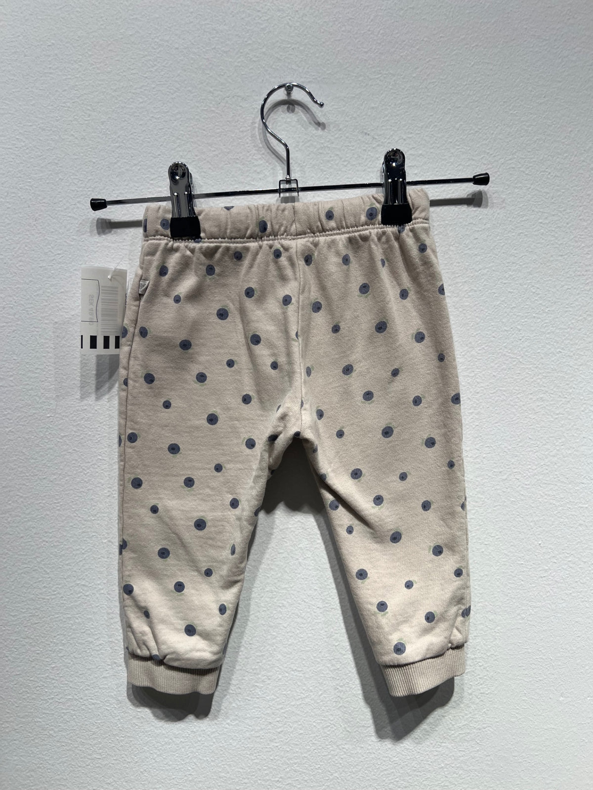 BEBE Mjukisbyxor 80 Beige med blåbär