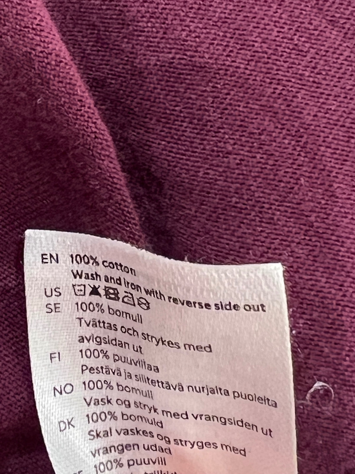 Lindex Klänning 98 Vinröd
